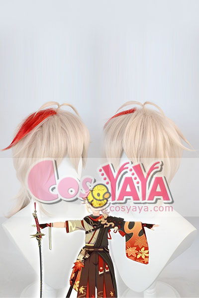 原神 Genshin 稲妻 楓原万葉 かえではら かずは コスプレウィッグ