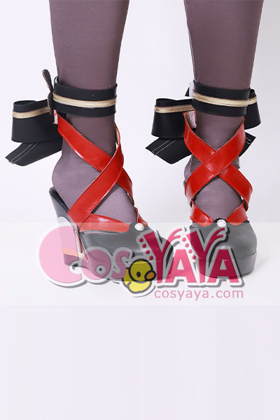 原神Genshin 千織 ちおり コスプレ 靴 シューズ ブーツ