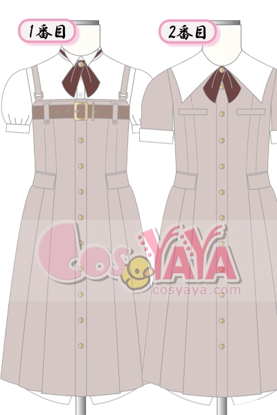 乃木坂46「ネーブルオレンジ」6期生制服コスプレ 半袖ver.