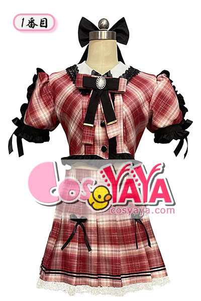 キューティー ストリート 佐野愛花 チェック柄制服衣装