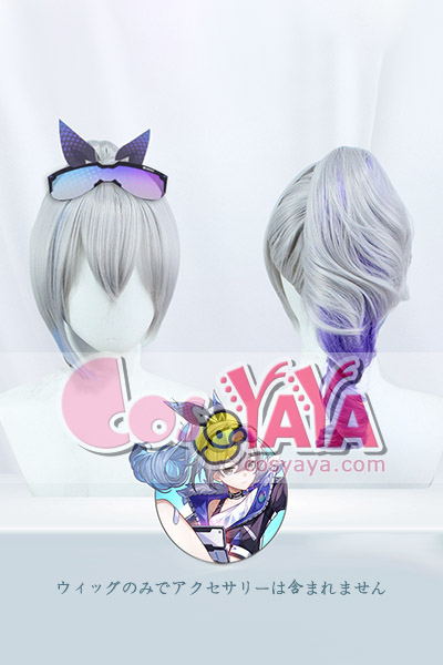 崩壊 スターレイル Honkai Star Rail 銀狼-ぎんろう コスプレウィッグ