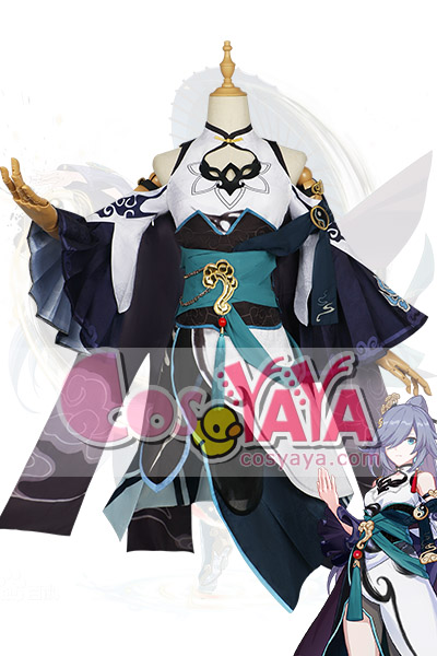 崩壊3rd 符華-フカ ・雲墨丹心コスプレ衣装