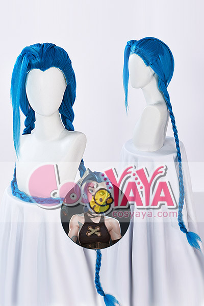 リーグ・オブ・レジェンド League of Legends Jinx ジンクス コスプレウィッグ