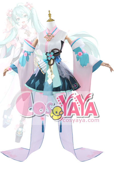 陰陽師コラボ 初音ミク 覚醒前 バーチャルアイドル コスプレ衣装 和風