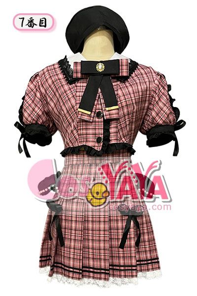 キューティー ストリート 佐野愛花 チェック柄制服衣装