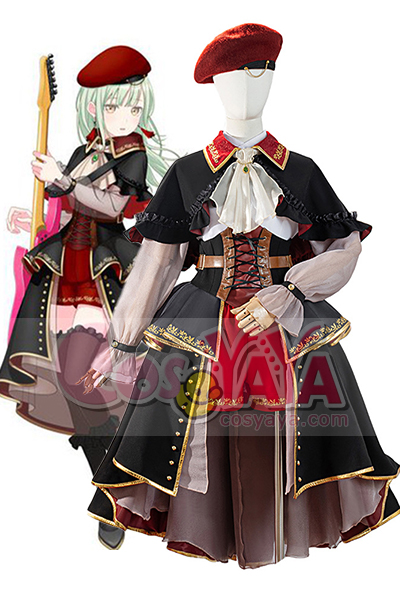 Bang Dream 若葉睦　コスプレ衣装 