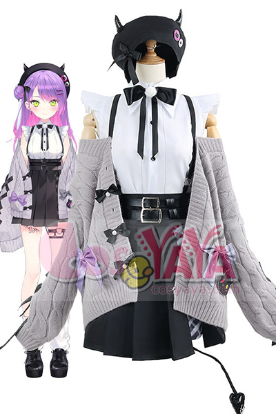 Vtuber ホロライブ 常闇トワ 夏服 コスプレ衣装