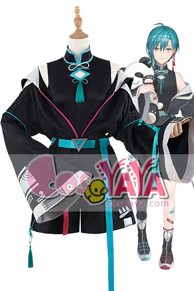 VTuber 緑仙 チャイナストリート衣装