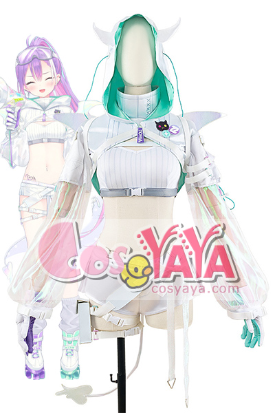 VTuber 常闇トワ 白衣装 コスプレ衣装