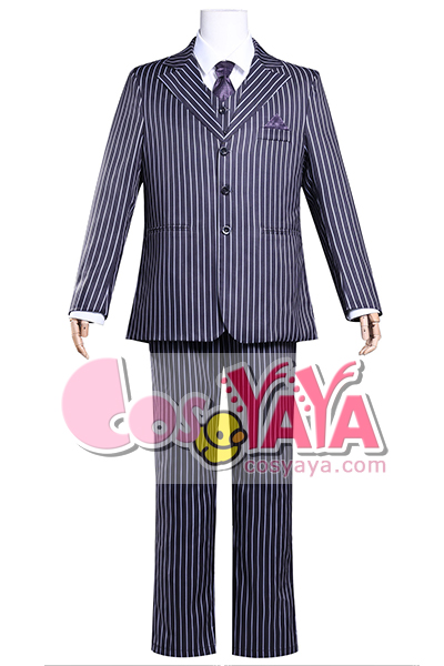 ウェンズデー・アダムス ゴメス風ストライプスーツ