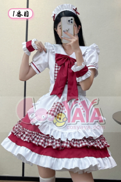 可愛いロリータ風メイド服