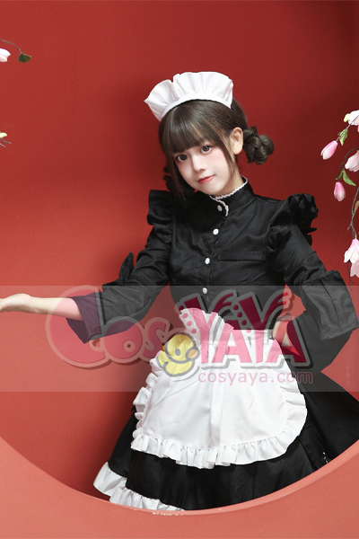 中国風功夫メイド服