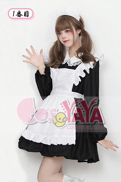 サンタ風ロリータメイド服