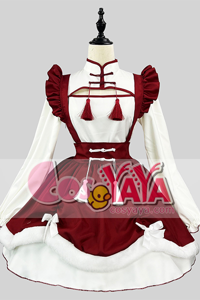 新春・元宵節 ロリータメイド服