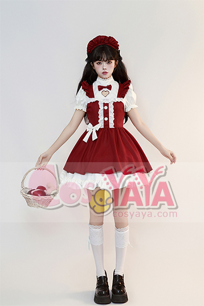 新春 クリスマス メイドドレス ロリータ コスプレ衣装