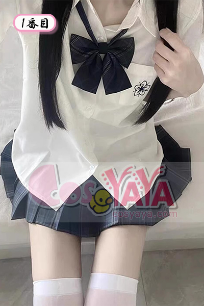 JK制服 夏 コスチューム 半袖 学院風 プリーツスカート 制服セット 学生服 コスプレ衣装