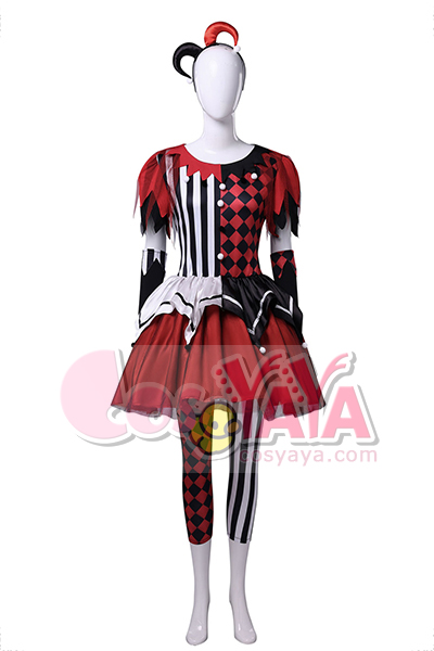 ハロウィン サーカス悪夢ピエロ ワンピース コスプレ衣装