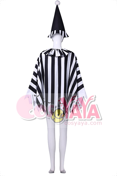 ハロウィン ピエロマント コスプレ衣装